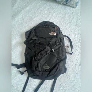 The North Face - Solid State Laptop Backpack - Black/Rose Gold